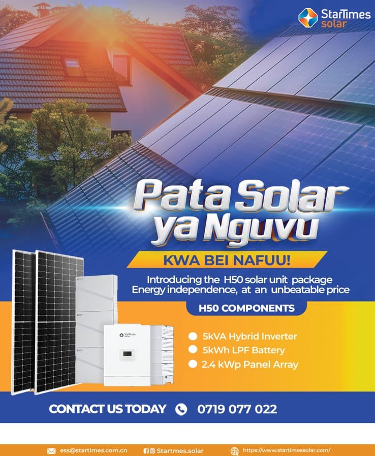 StarTimes Unveils Game-Changing H50 Solar System for Home Power Backup